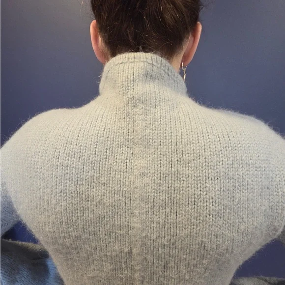 Alexander McQueen Gray Turtleneck Sweater - Picture 3 of 9